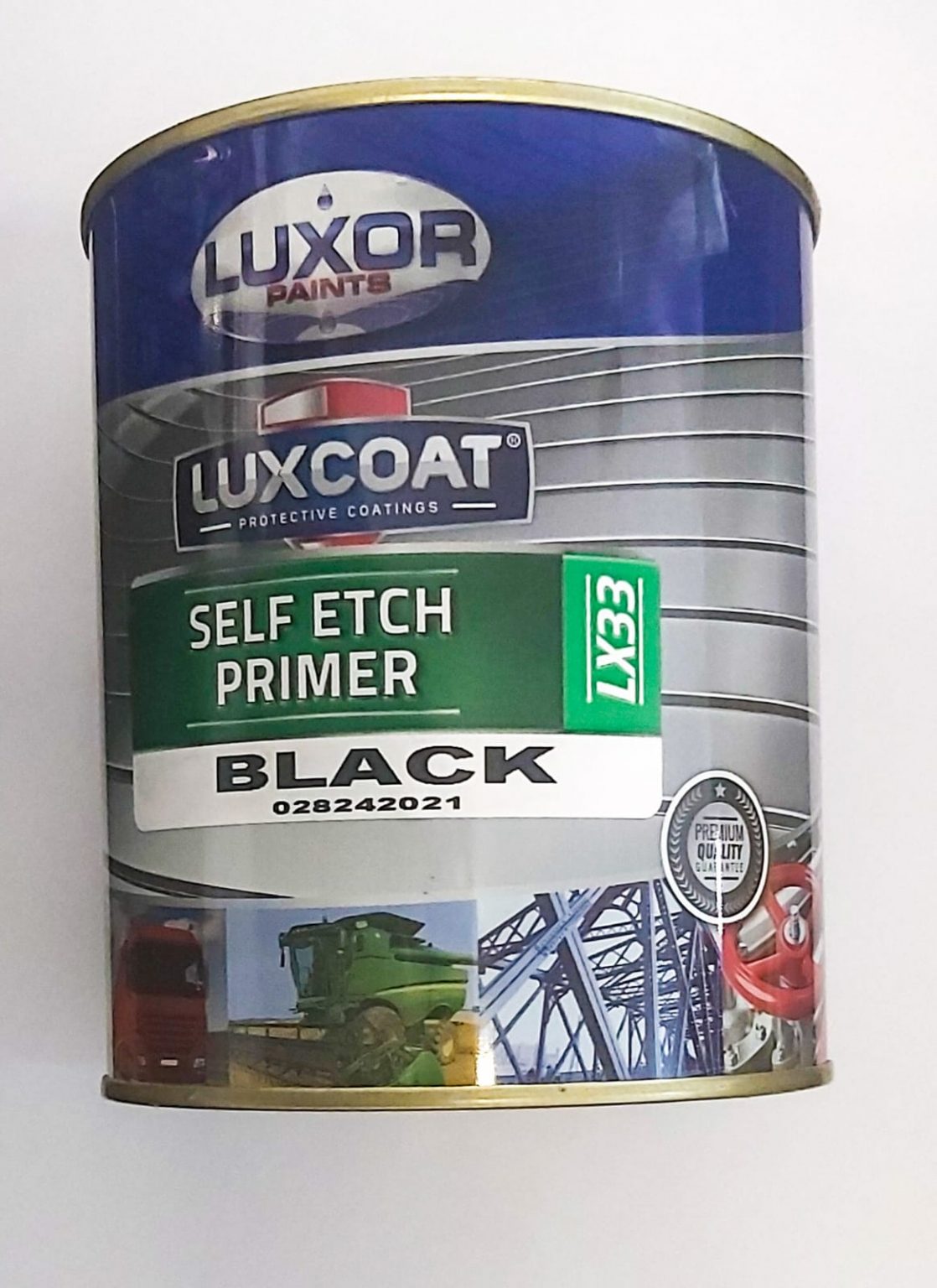 Luxcoat Self Etch Primer Black 1L Auto Paint Supplies